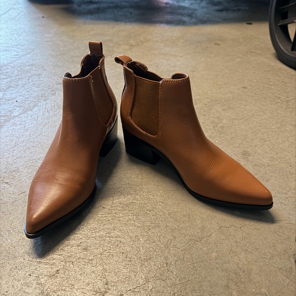 Blondo Tan Ankle Booties
